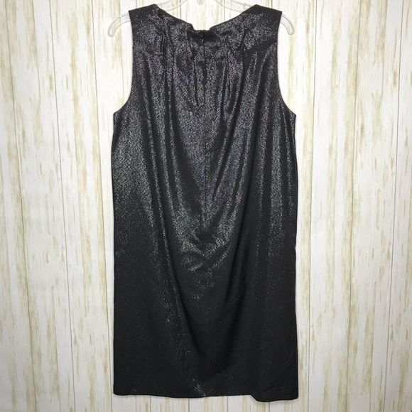 Vince. Sleeveless Shimmer Party Dress with Pockets - Picture 5 of 8